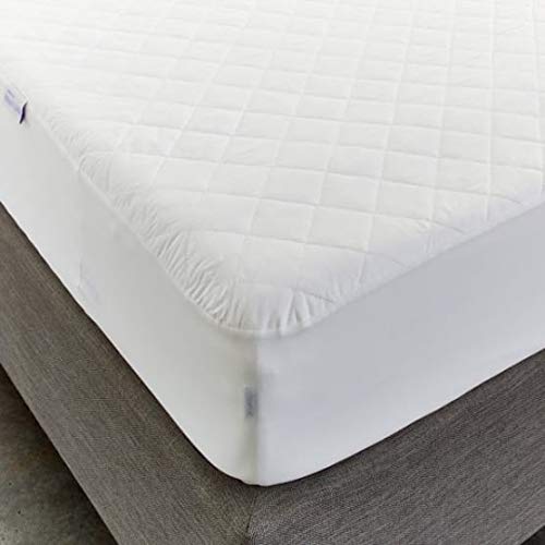 Ans King Size Water Proof Quilted Mattress Protector 72x78 Inches Super Soft High Absorbent Rectangle with Quilted Fabric Cozy Fabric Heat Resistence Anti Bacterial White Mattress Protector - Image 3