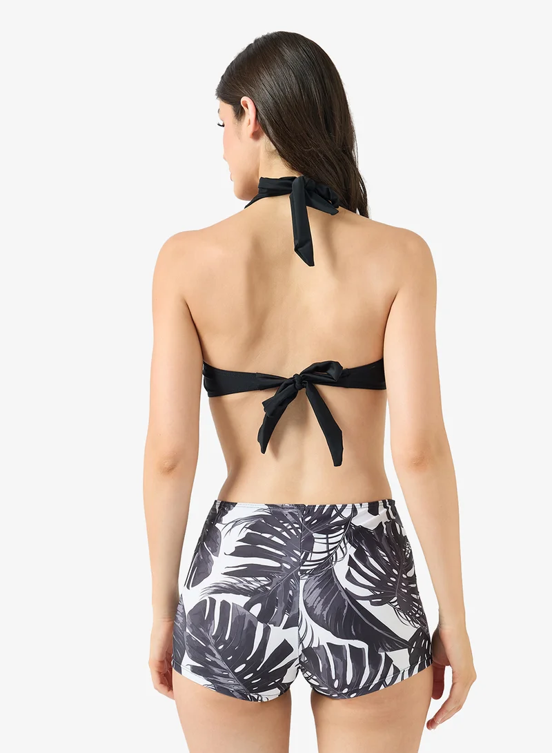 FRWD  2PC Halter Neck Bikini & Floral Brief Set for Women | Best Price UAE