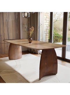 Malazhouse Dining Table Set with 6 Curved Chairs  - Image 2