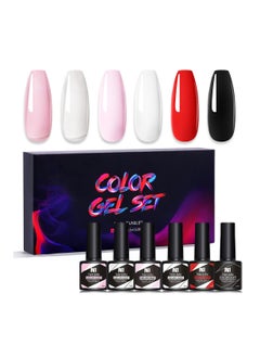 Nee Jolie 6 Pcs 8.5ml Nail Polish Set Design Art Salon  - Image 1