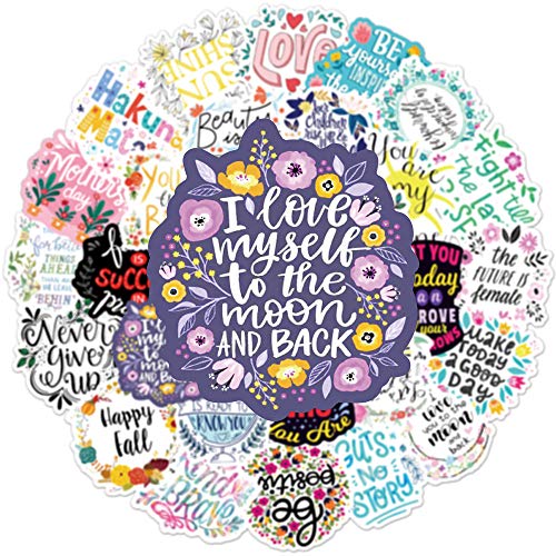 iDream Self-Adhesive Motivational Quotes Stickers (Set of 50) – Inspiring Wall Decals for Home, Office, Bedroom, Classroom, Positive Affirmations, Easy Peel & Stick Decorative Stickers - Image 5