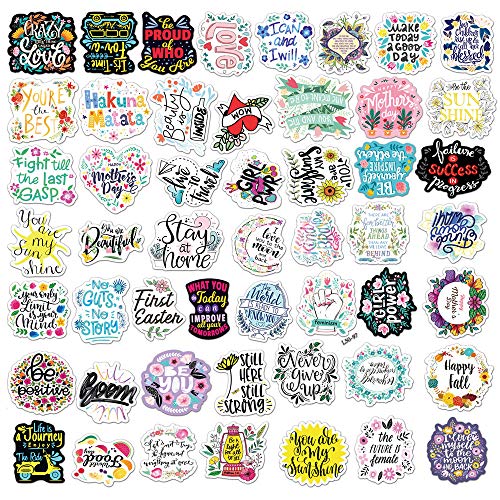 iDream Self-Adhesive Motivational Quotes Stickers (Set of 50) – Inspiring Wall Decals for Home, Office, Bedroom, Classroom, Positive Affirmations, Easy Peel & Stick Decorative Stickers - Image 3