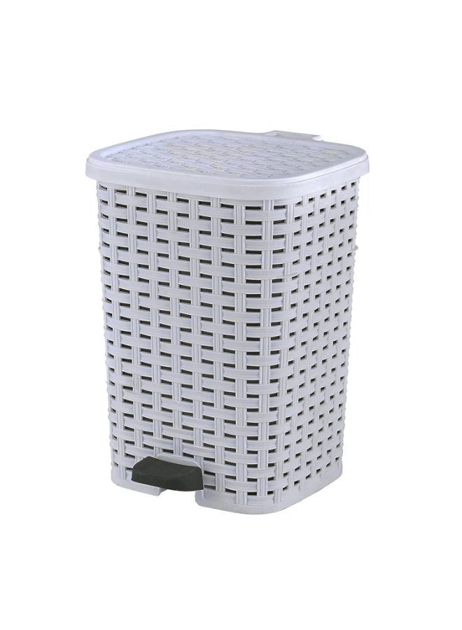 Trash Can with Lid 16L, Bathroom Trash Can with Lid, Office Garbage Can Waste Basket, Nordic Small Trash Bin for Bedroom, Toilet, Kitchen, Pet Proof Trash Can Waste & Recycling - Multicolor - Image 1