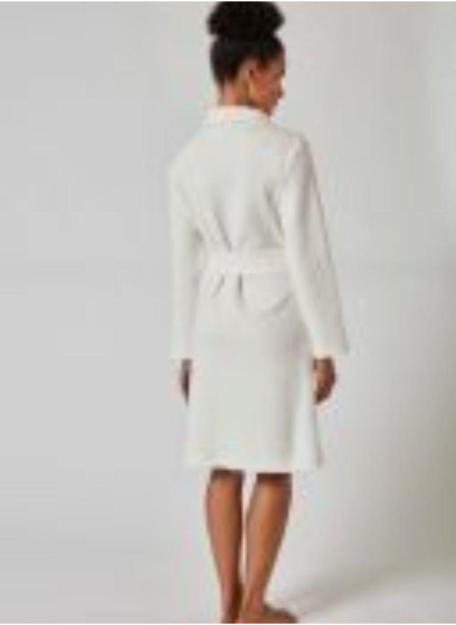 La Senza Skiny Shawl Collar Long Robe  - Image 3