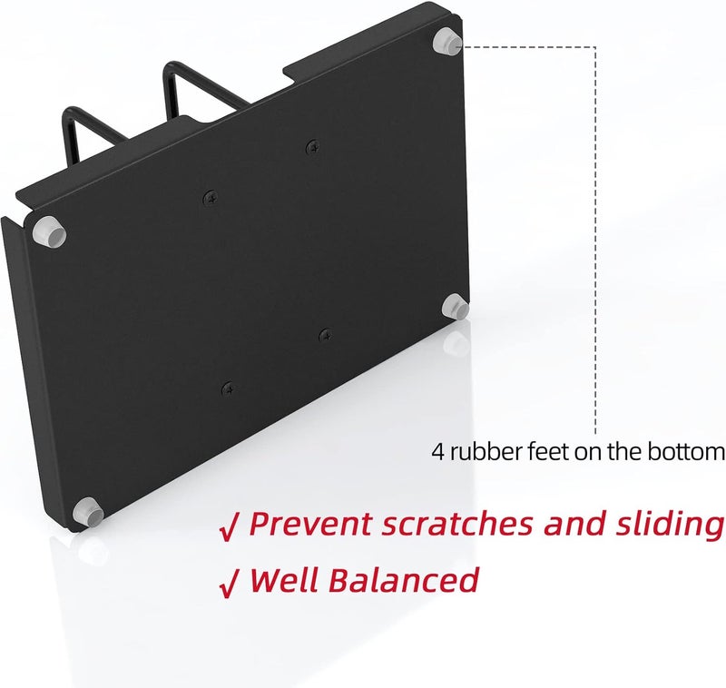 Audmore Napkin Holder for Table, Metal Napkin Holder with Salt and Pepper Shakers Caddy, Standing Paper Napkin Storage for Kitchen Dining Table Decor, Black - Image 3