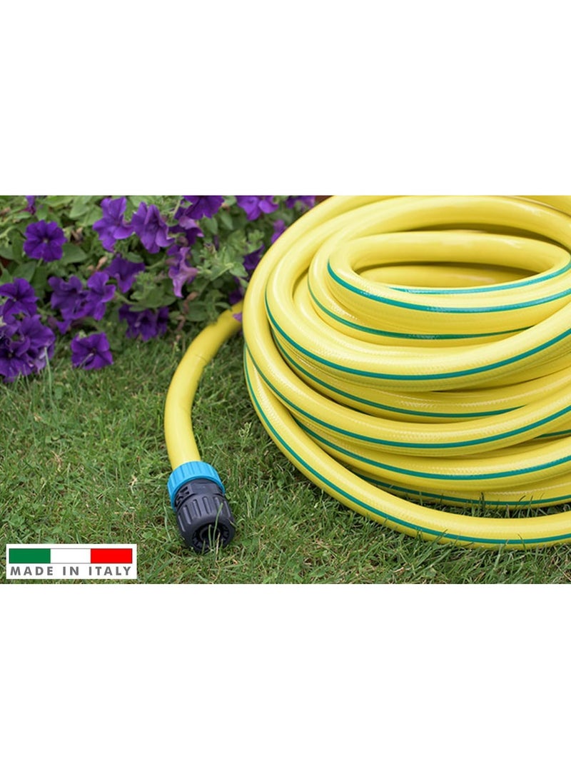 اجريجاردن بروفيشنال خرطوم حديقة احترافي/خرطوم مياه ري من AGRIGARDEN، قطر داخلي 1/2 بوصة، طول 15 مترًا (صنع في إيطاليا) - Image 3