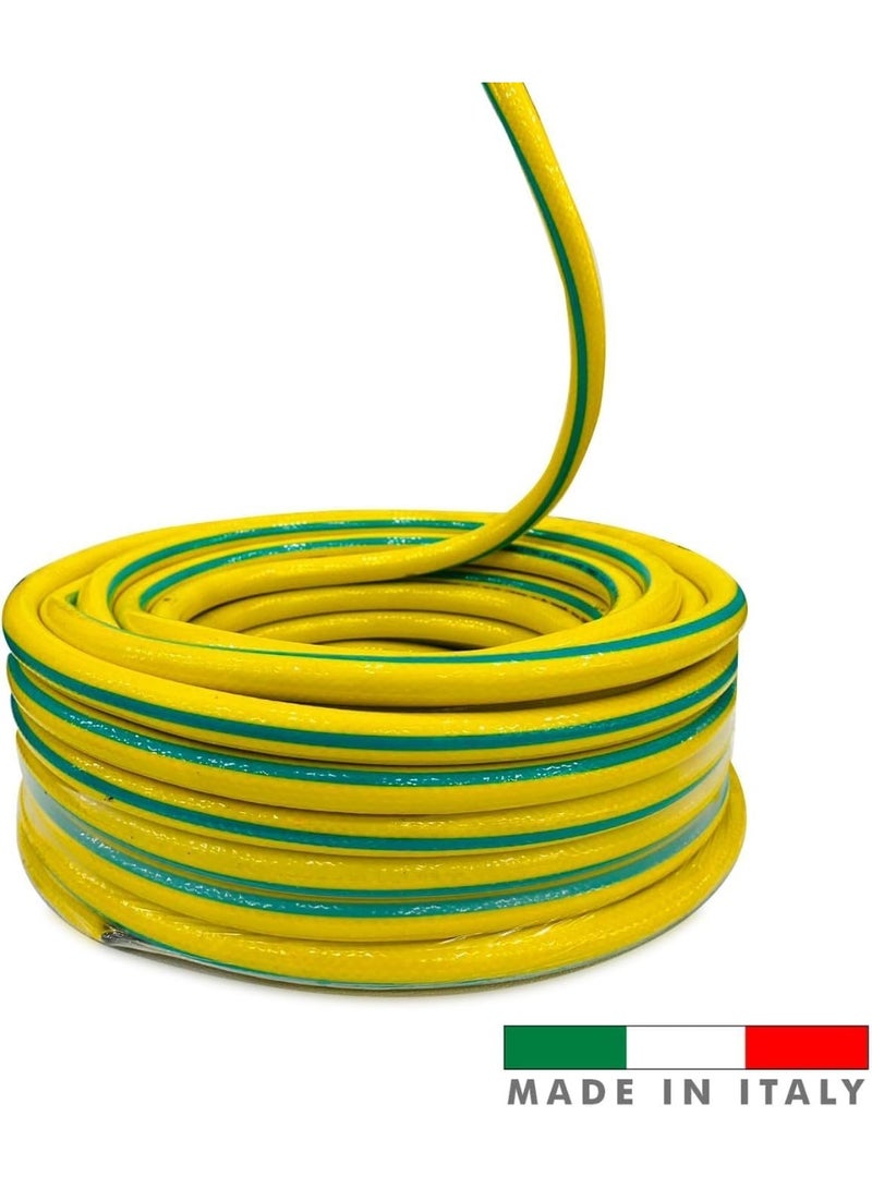 اجريجاردن بروفيشنال خرطوم حديقة احترافي/خرطوم مياه ري من AGRIGARDEN، قطر داخلي 1/2 بوصة، طول 15 مترًا (صنع في إيطاليا) - Image 4