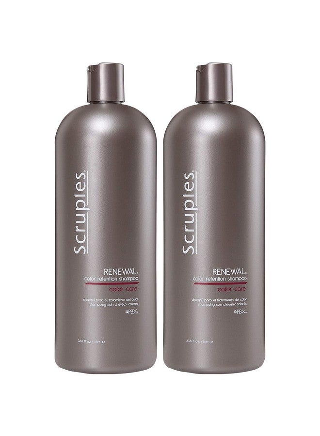 Scruples Color Renewal Gentle Shampoo Maintain Hair Health Without Stripping Color Established Trusted Formulas For Ultimate Hair Shine 33.8 Oz (Pack Of 2) - Image 1