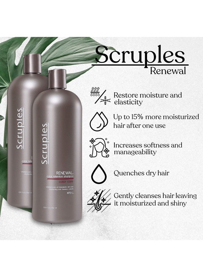 Scruples Color Renewal Gentle Shampoo Maintain Hair Health Without Stripping Color Established Trusted Formulas For Ultimate Hair Shine 33.8 Oz (Pack Of 2) - Image 4