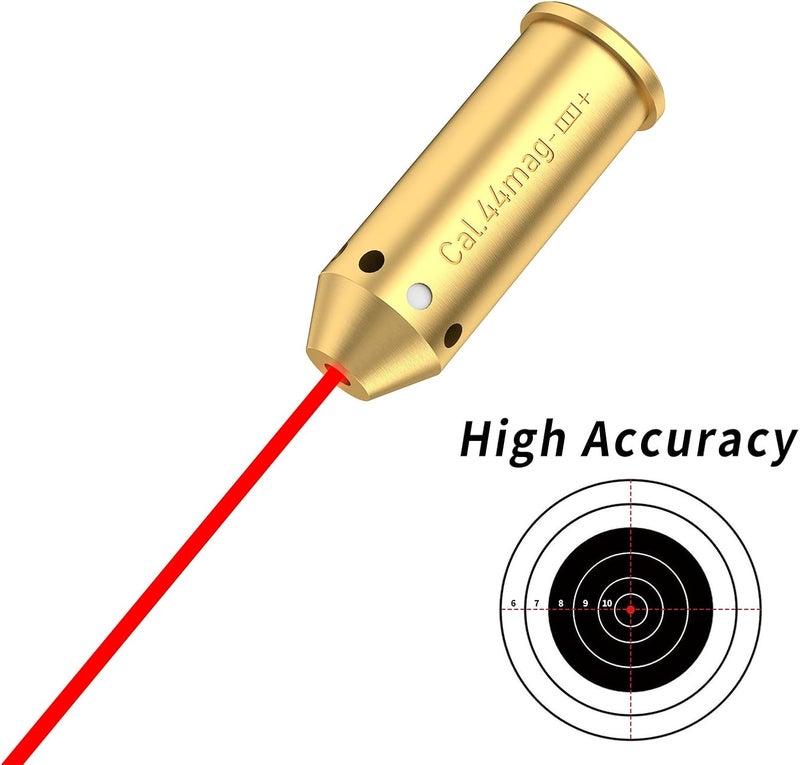 Tipfun 9MM/ .243 .308/6.5MM/300BLK 7.62x35mm/.44mag/30-06/25-06/270 Cal Rem Gauge Bore Sight Red Dot Boresighter with Batteries - Image 3