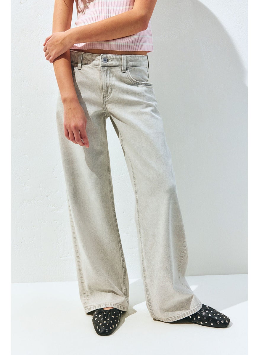 H&M Wide Leg Low Jeans  - Image 1
