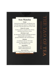 The Tao of Tea The Tao of Tea, Organic Green Tea, Sen Matcha, 15 Pyramid Sachets, 1.32 oz (37.5 g)  - Image 2