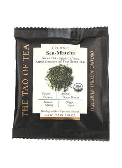 The Tao of Tea The Tao of Tea, Organic Green Tea, Sen Matcha, 15 Pyramid Sachets, 1.32 oz (37.5 g)  - Image 3