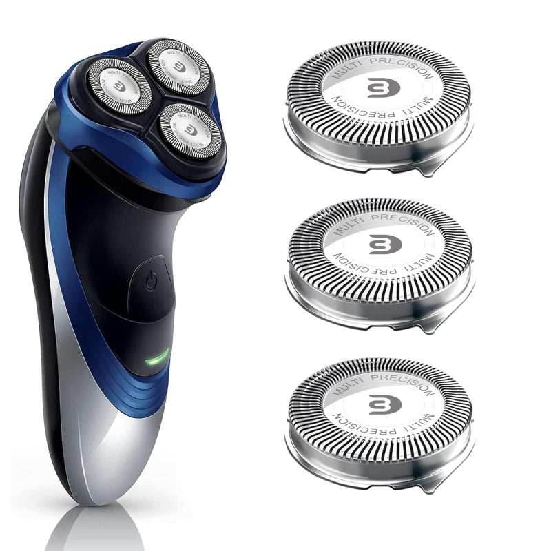 SH30 Replacement Heads for Philips Norelco Series 3000 2000 1000 Shavers and S738 Click and Style Blades for Philips S1560 Shaver SH30 Blades