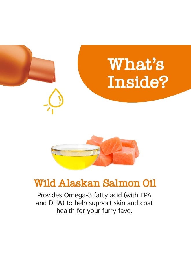 Zesty Paws Pure Wild Alaskan Salmon Oil with Omega 3 Natural EPA + DHA Fatty Acids for Skin and Coat for Dogs and Cats - Image 3