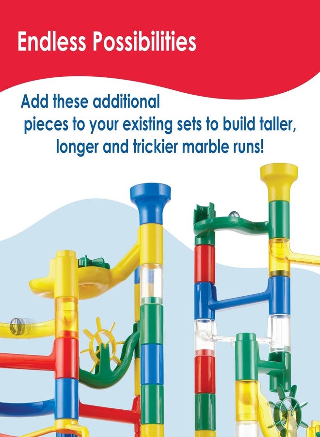 MindWare Marble Run Regular Add-On Set - Expansion Pack for Marble Run Building Toy, 50 Durable Interlocking Pieces, Ages 4 and Up - Image 3