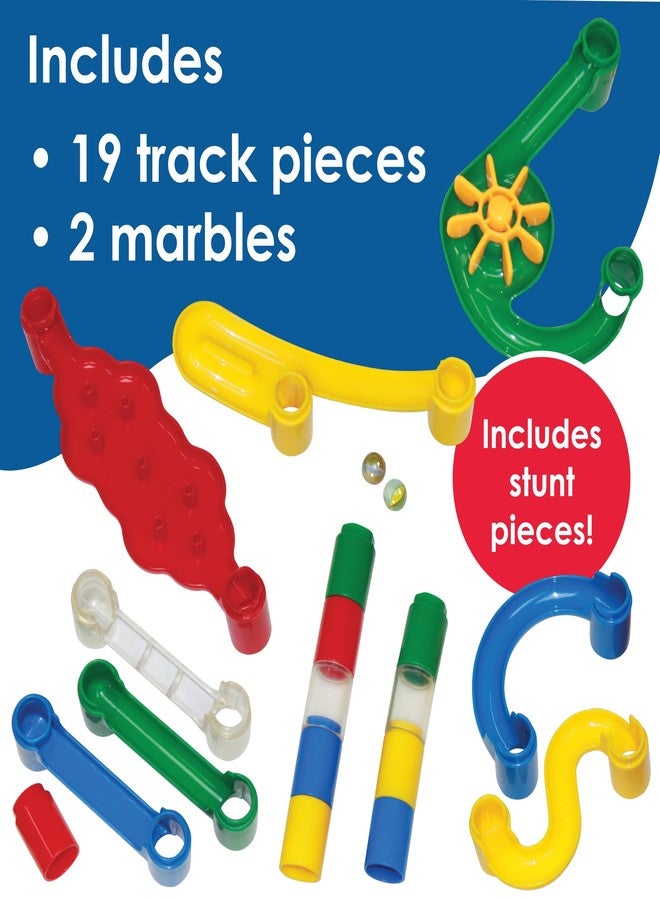 MindWare Marble Run Regular Add-On Set - Expansion Pack for Marble Run Building Toy, 50 Durable Interlocking Pieces, Ages 4 and Up - Image 2