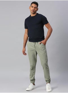 Dennis Lingo Cotton Tapered Fit Joggers Trousers by Styli  - Image 2