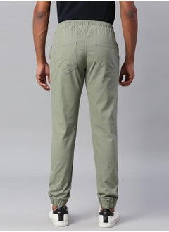 Dennis Lingo Cotton Tapered Fit Joggers Trousers by Styli  - Image 4