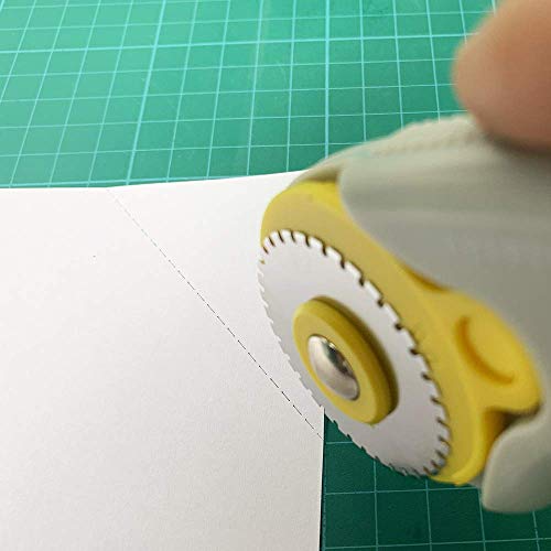 AUTOTOOLHOME 45mm Skip Stitch Rotary Cutter Blades Perforating Blades for Crochet Edges, Perforator Tool for Paper Fabric 5-Pack Replacement Rotary Blades - Image 5