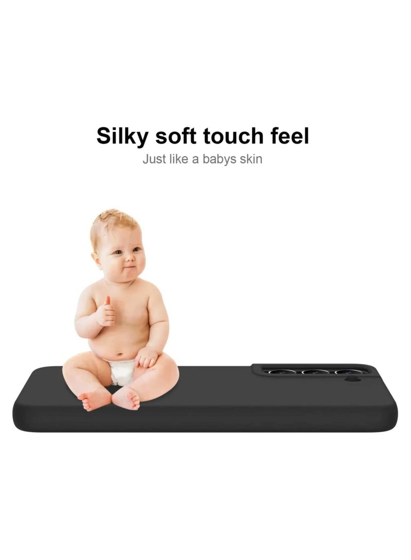 MUNTAQI Samsung Galaxy S23 Case Cover Black Slim Fit for Soft TPU Back Cover Flexible Silicone Cover - Image 5