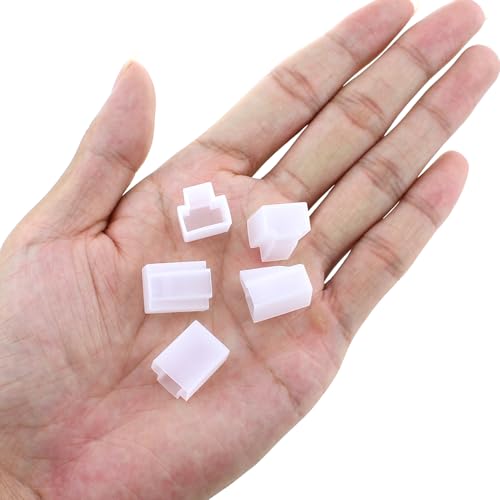 Bxian 60PCS Plastic RJ45 Ethernet Cable Plug Shell Cap Connector Dustproof Cover Protector for Computer Interface Protection - Image 3
