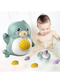 Bath Toys Spray Water Bath Toy Waterproof Sprinkler Bathtub Shower Toys For Toddlers Floating Swimming Paddling Pool Bathroom Toy Gift For Kids Bath Time For 1 2 3 Year Old Boys Girls