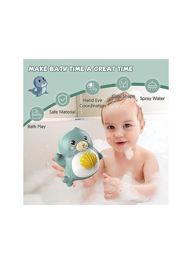 Generic - Bath Toys Spray Water Bath Toy Waterproof Sprinkler Bathtub Shower Toys For Toddlers Floating Swimming Paddling Pool Bathroom Toy Gift For Kids Bath Time For 1 2 3 Year Old Boys Girls - Image 1