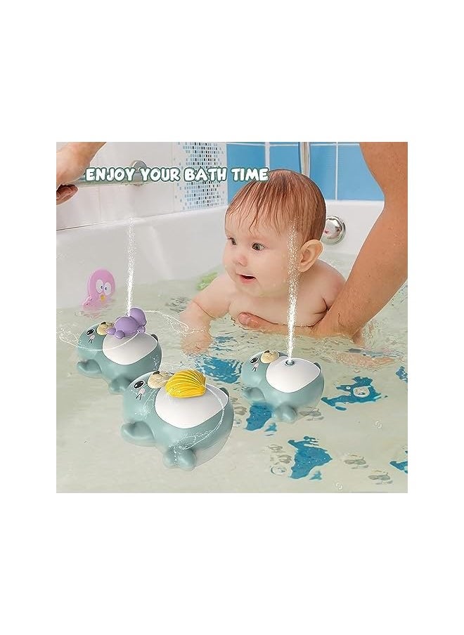 Generic - Bath Toys Spray Water Bath Toy Waterproof Sprinkler Bathtub Shower Toys For Toddlers Floating Swimming Paddling Pool Bathroom Toy Gift For Kids Bath Time For 1 2 3 Year Old Boys Girls - Image 1