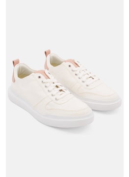 COLE HAAN Men Medium Lace Up Casual Shoes, Ivory  - Image 1