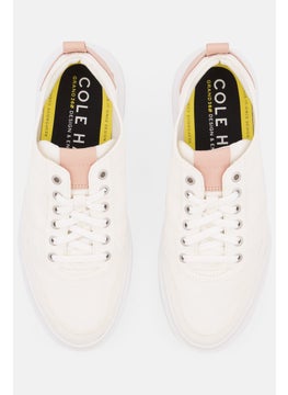 COLE HAAN Men Medium Lace Up Casual Shoes, Ivory  - Image 4