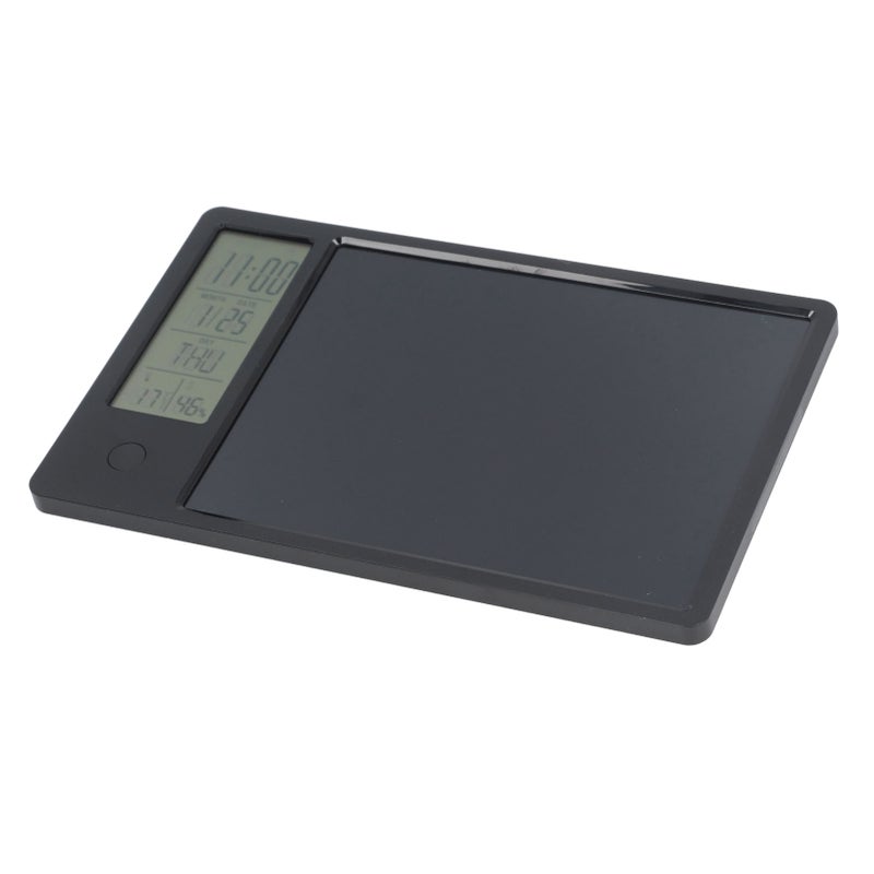 Electronic Calendar Writing Board Multi Functional Lightweight Electronic Calendar with Notepad for Office Black - Image 5