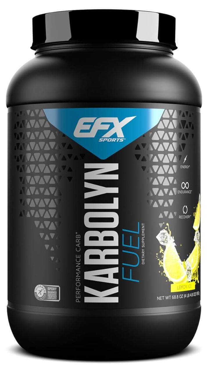 Efx Sports Karbolyn Fuel, Carb Load, Energize, Improve and Recover Faster, Lemon Ice Flavor, 4lbs