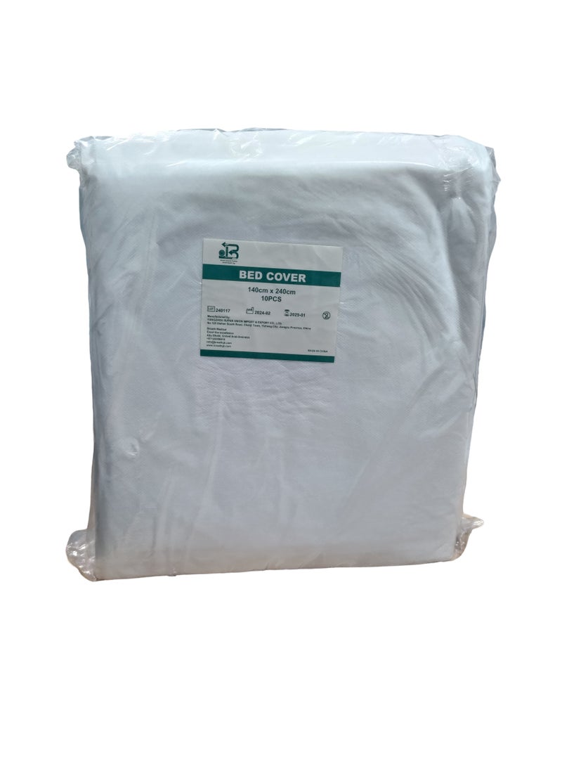 Thick and Durable Disposable Bed Covers for Hospitals, Clinics and Massage Facial Waxing"140 x 240 cm" non-woven Material (10pcs) (BM-04) - Image 4