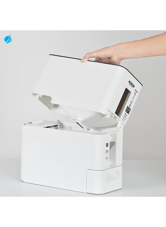 Asvel Rice Container With Insect-proof Design, Moisture-proof Rice Storage, Household Rice Storage Container, Automatic Rice Dispenser, Food-grade 12kg - Image 5