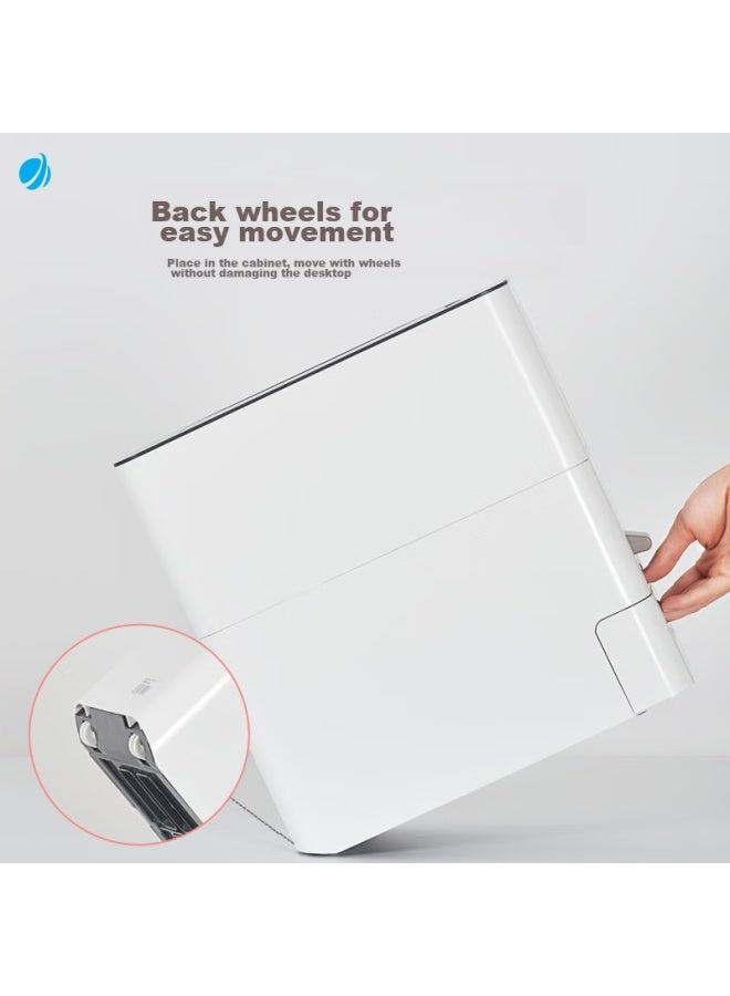 Asvel Rice Container With Insect-proof Design, Moisture-proof Rice Storage, Household Rice Storage Container, Automatic Rice Dispenser, Food-grade 12kg - Image 3