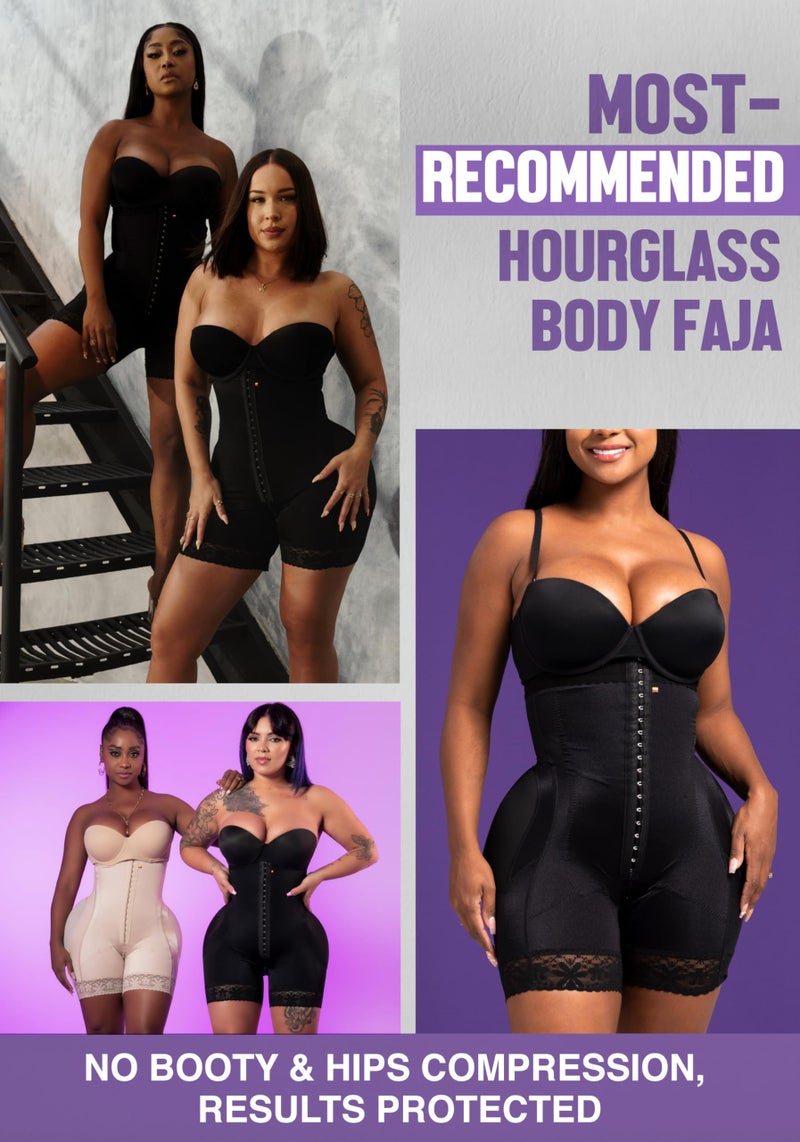 Snatched Body Stage 3 Strapless Faja High Compression | Shapewear Bodysuits for Women | Fajas Colombianas Moldeadoras Black M - Image 3