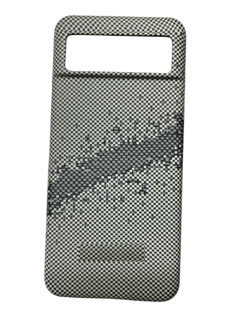 Generic - Carbon Fiber Pattern Phone Case for Google Pixel 8 , Chevron Design - Image 1