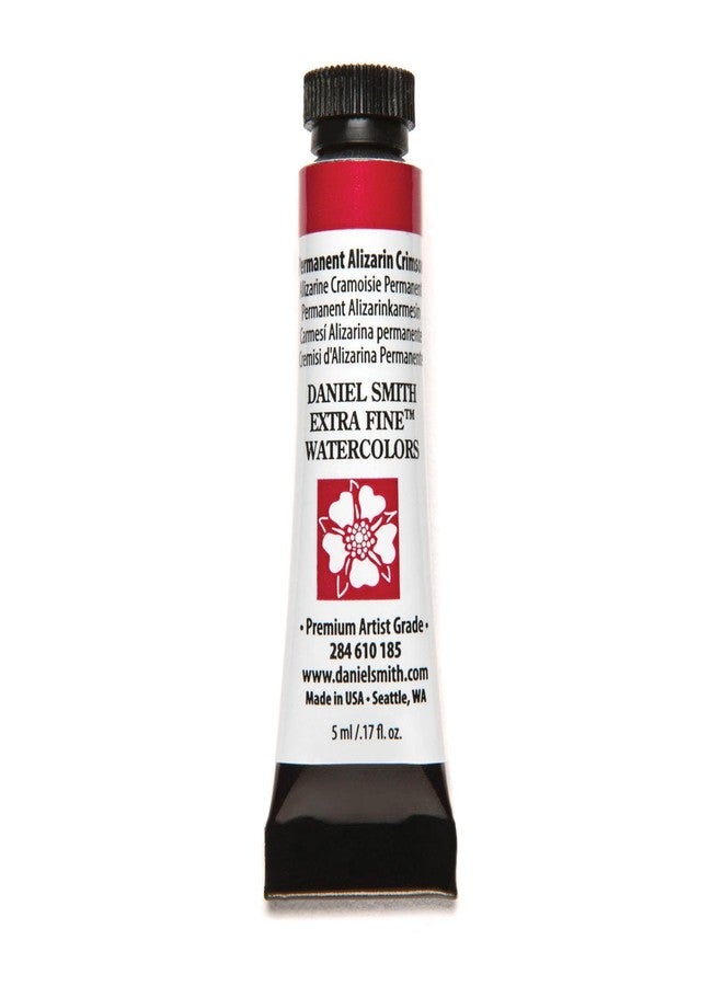 Daniel Smith Extra Fine Watercolor Paint, 5ml Tube, Permanent Alizarin Crimson, 284610185 - Image 1