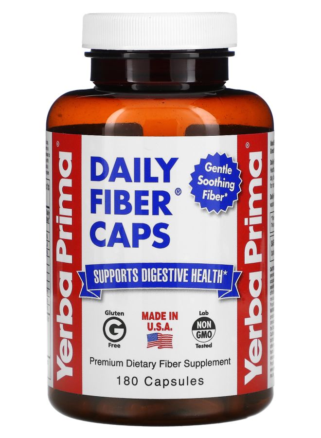 Yerba Prima Daily Fiber Caps 180 Capsules
