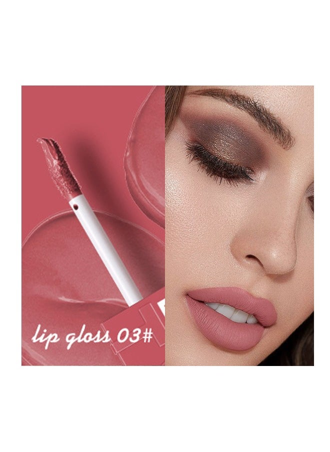 Julystar - Beauty Matte Liquid Lipstick Long Lasting Up To 16 Hous,Nude Velvet Lip Gloss Lip Stain Can Let Your Lip Look Fuller(03#) - Image 1