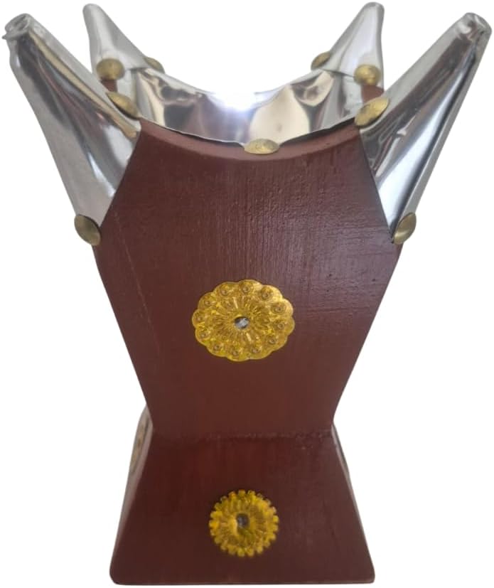 Wooden Incense Burner for Oud and Bakhoor (BROWN, MEDIUM)