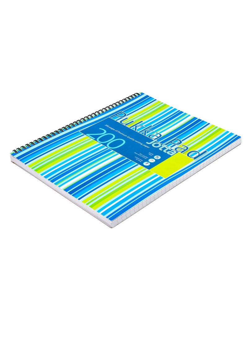 Pukka Pad A4 Size Wirebound Jotta Notebook 200 Pages Assorted Colours - Image 2