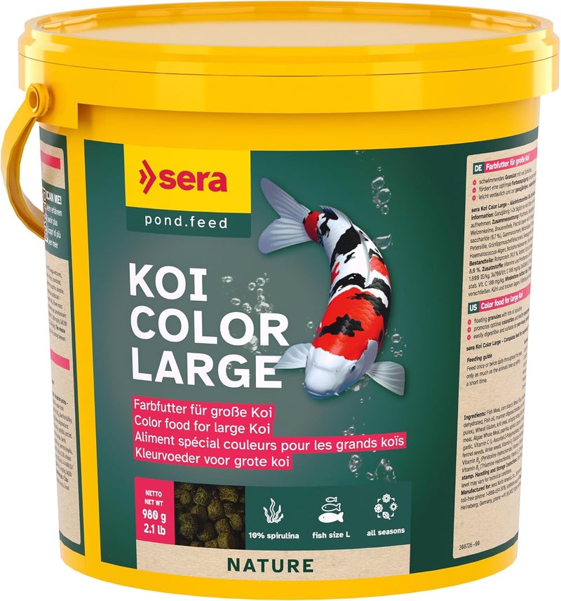 Sera Koi Color Large Fish Food - 3.800 ml (2.2 lb) for Large Koi - Image 1