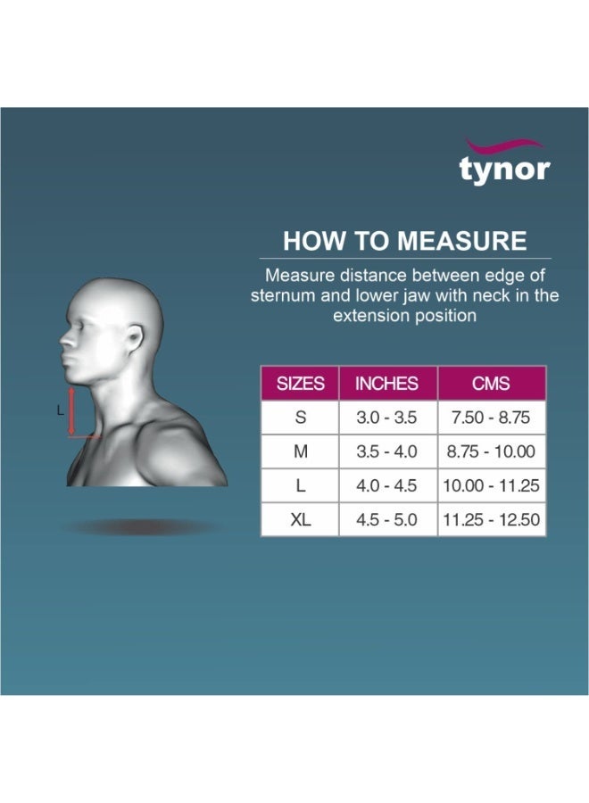 تاينور دعّامة الرقبة من TYNOR (طراز فيلادلفيا) - مادة Ethafoam، لون بيج، مقاس XL، قطعة واحدة - Image 2