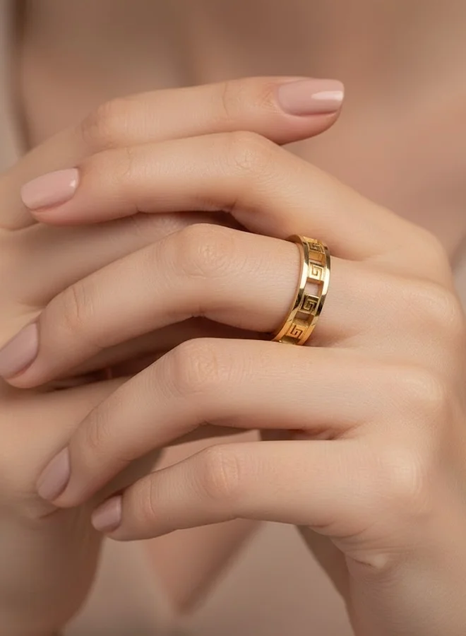 Guy Laroche  Audrey Gold Plated Ring for Women 54mm for Women | Best Price UAE