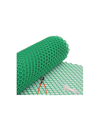 UR LITTLE SHOP 5 Feet Height X 15 Feet Length UV Stabilized PVC Balcony Safety Net_Indoor Kids Safety Net_Protection Net_Anti Bird Net_ Green Color_with 1 Cutter and 100 Tags UPLOK67 - pzsku/Z4DBAFDBE69F2AECB4AF1Z/45/1746561422/a82d1603-9930-4de4-a8f0-5fc626a88b8d