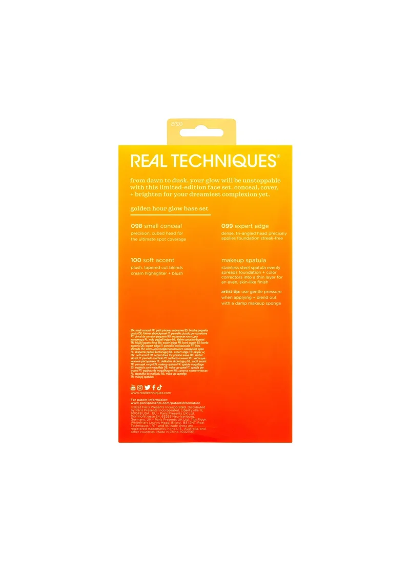 REAL TECHNIQUES Solar Power Golden Hour Glow Base Set