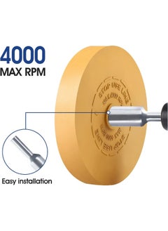 Generic Pneumatic Eraser Wheel Decal Removal Wheel Rubber Eraser Wheel Adhesive Remover Wheel For Cars Sticker Remover Tool Multiple Specifications Available  - Image 5