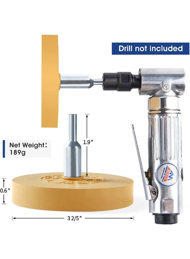 Generic Pneumatic Eraser Wheel Decal Removal Wheel Rubber Eraser Wheel Adhesive Remover Wheel For Cars Sticker Remover Tool Multiple Specifications Available  - Image 4